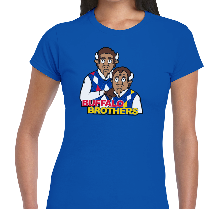 Ladies T-Shirt, Royal (100% cotton)