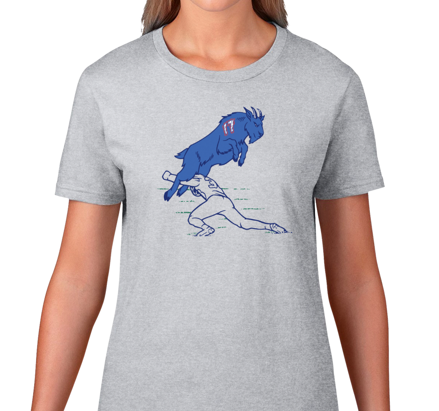 Ladies T-Shirt, Athletic Heather (90% cotton, 10% polyester)