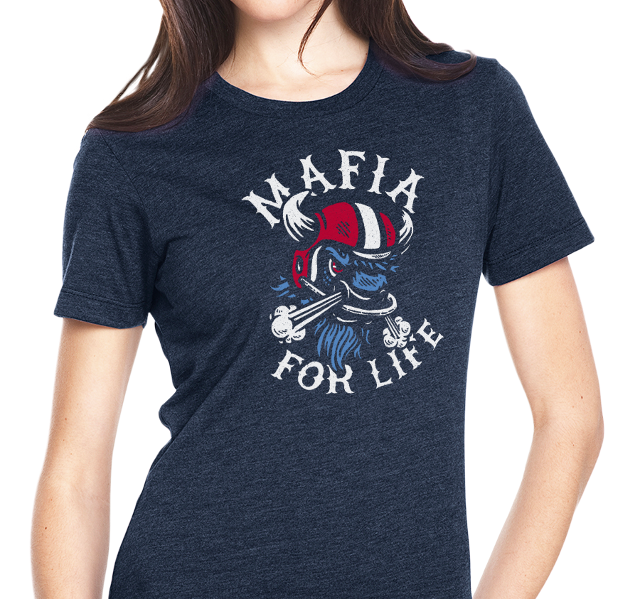 Ladies T-Shirt, Navy (100% cotton)