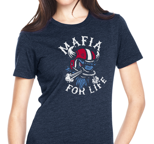 Ladies T-Shirt, Navy (100% cotton)