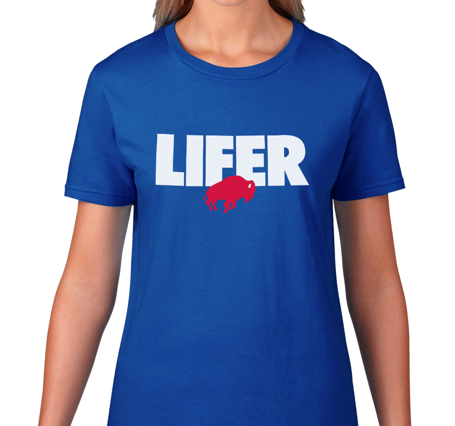 Ladies T-Shirt, Royal (100% cotton)