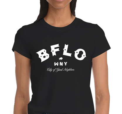 Ladies T-Shirt, Black (100% cotton)