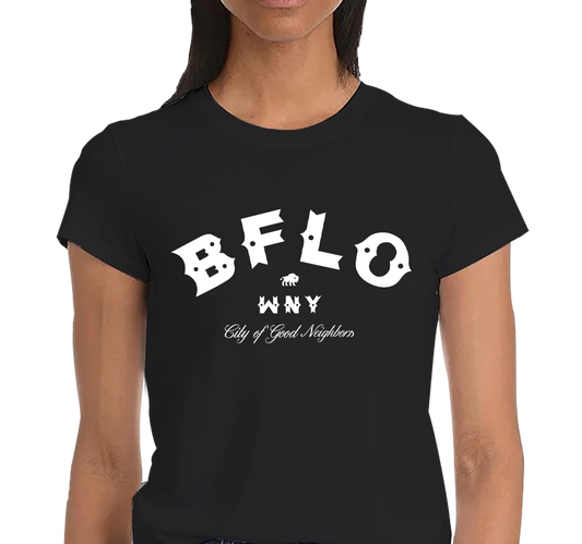 Ladies T-Shirt, Black (100% cotton)