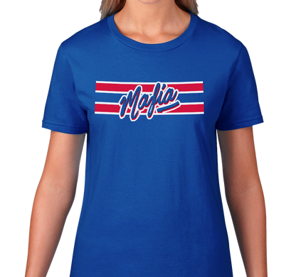 Ladies T-Shirt, Royal (100% cotton)