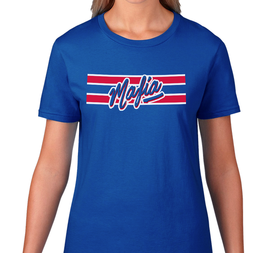 Ladies T-Shirt, Royal (100% cotton)