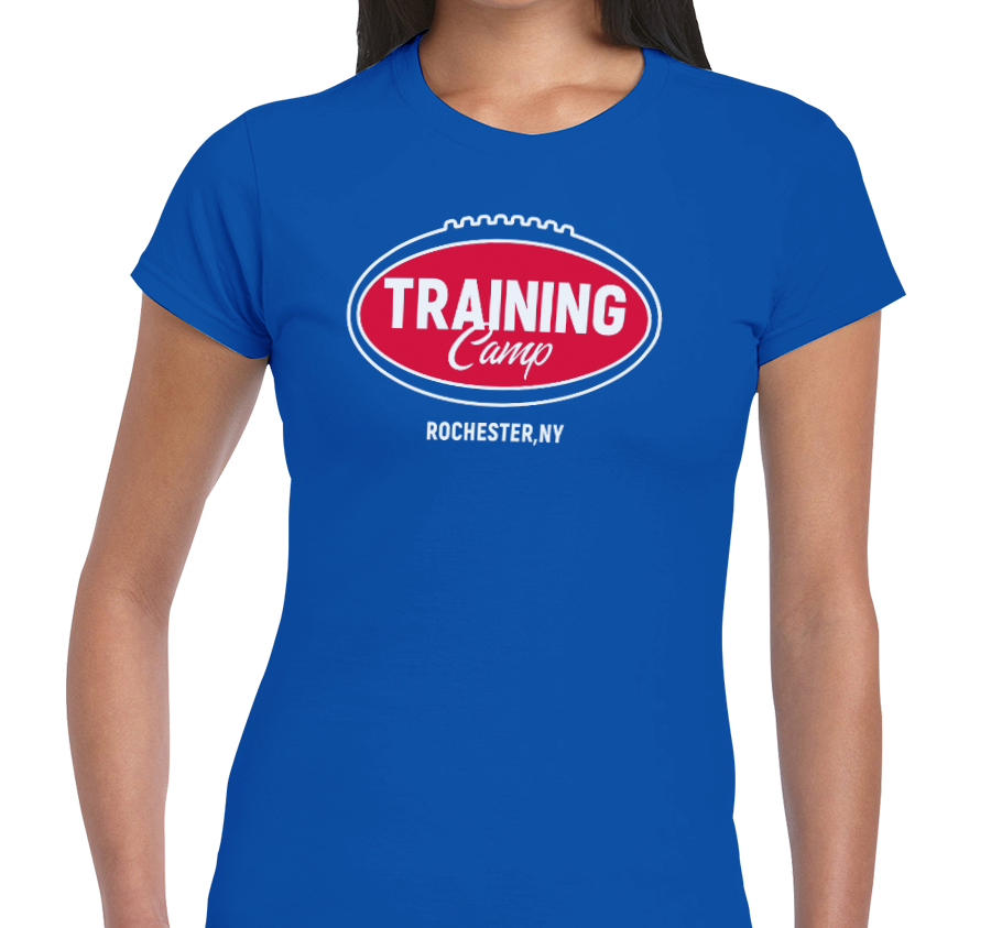 Ladies T-Shirt, Royal (100% cotton)