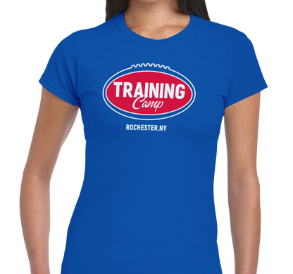 Ladies T-Shirt, Royal (100% cotton)