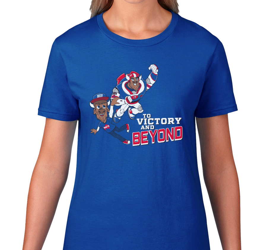 Ladies T-Shirt, Royal (100% cotton)