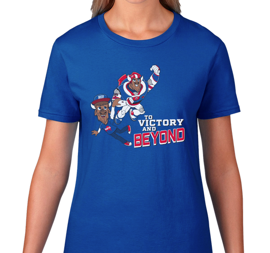 Ladies T-Shirt, Royal (100% cotton)