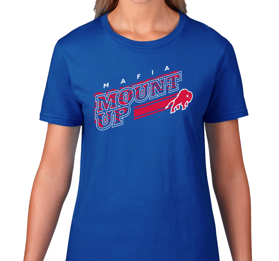 Ladies T-Shirt, Royal (100% cotton)