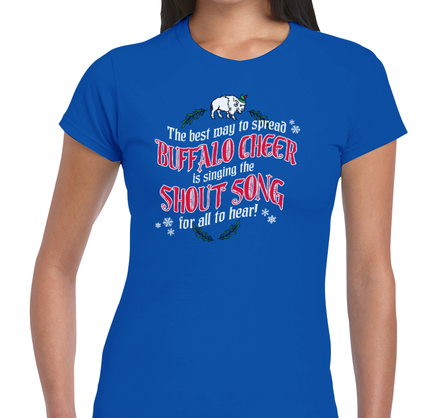 Ladies T-Shirt, Royal (100% cotton)