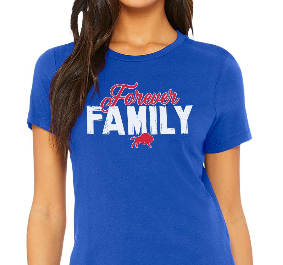 Ladies T-Shirt, Royal (100% cotton)