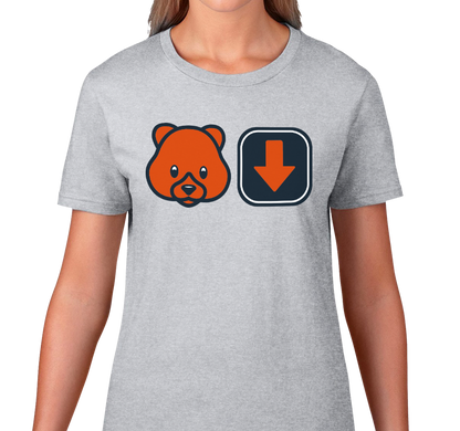 Ladies T-Shirt, Heather Gray (90% cotton, 10% polyester)