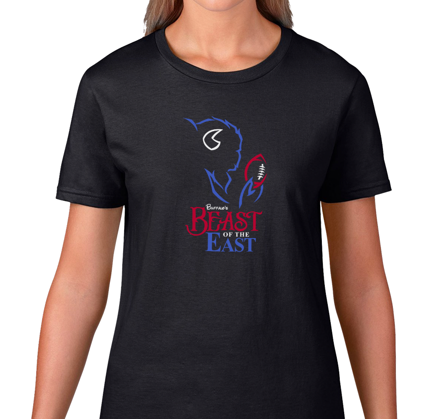 Ladies T-Shirt, Black (100% cotton)