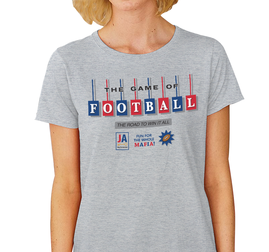 Ladies T-Shirt, Heather Gray (90% cotton, 10% polyester)