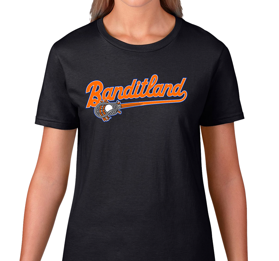 Ladies T-Shirt, Black (100% cotton)