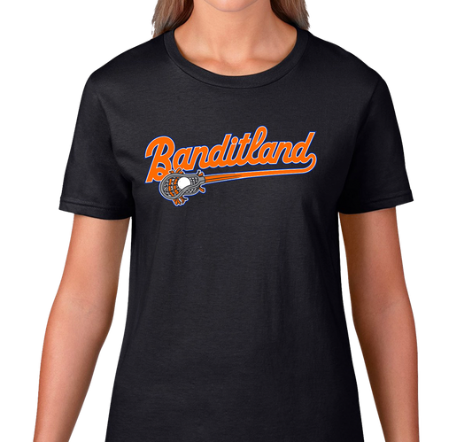 Ladies T-Shirt, Black (100% cotton)