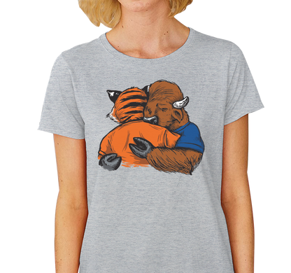 Ladies T-Shirt, Heather Gray (90% cotton, 10% polyester)