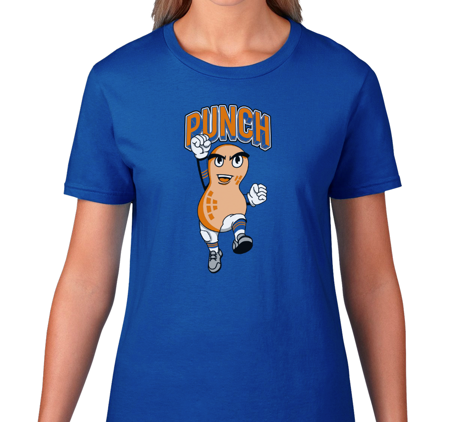 Ladies T-Shirt, Royal (100% cotton)