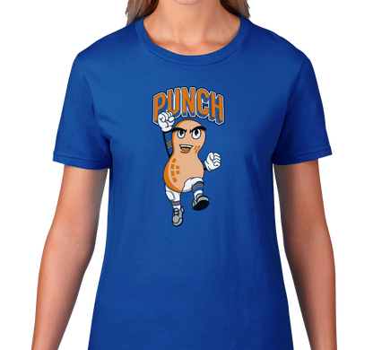 Ladies T-Shirt, Royal (100% cotton)
