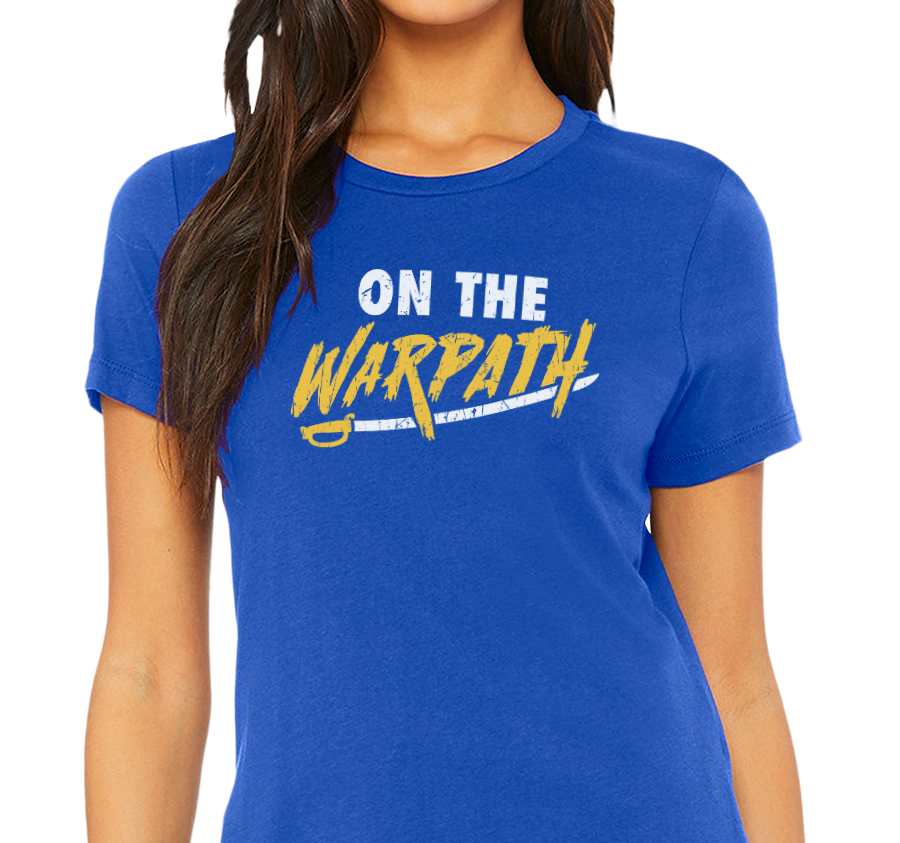 Ladies T-Shirt, Royal (100% cotton)