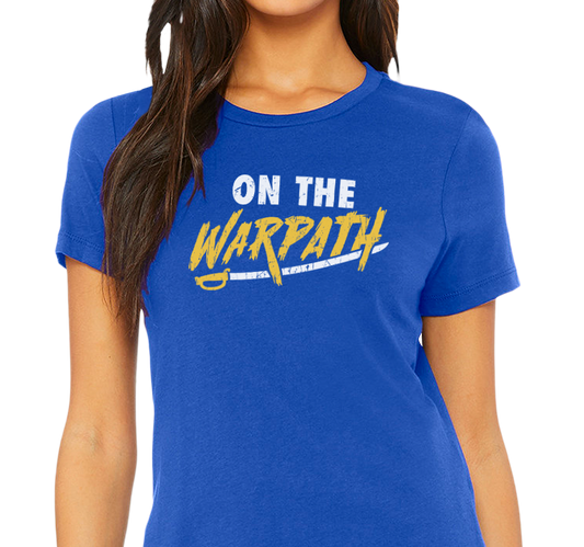 Ladies T-Shirt, Royal (100% cotton)