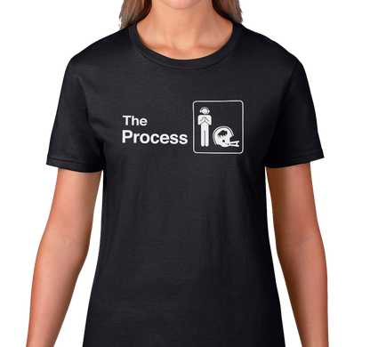 Ladies T-Shirt, Black (100% cotton)