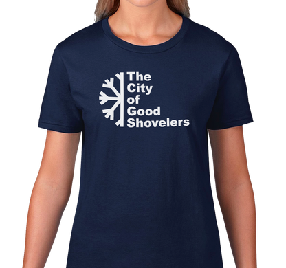 Ladies T-Shirt, Navy (100% cotton)