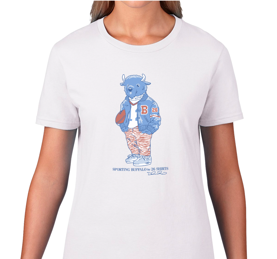 Ladies T-Shirt, White (100% cotton)