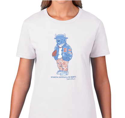 Ladies T-Shirt, White (100% cotton)