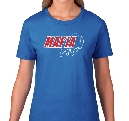 Ladies T-Shirt, Royal (100% cotton)