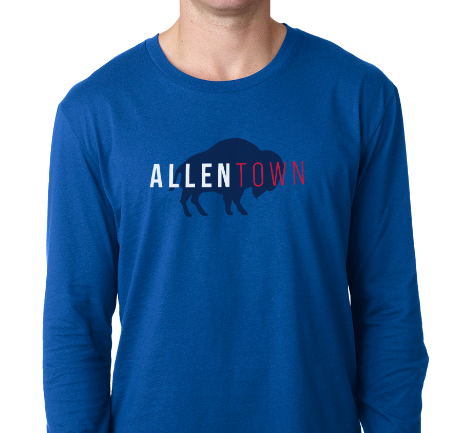 Unisex Longsleeve, Royal (100% cotton)