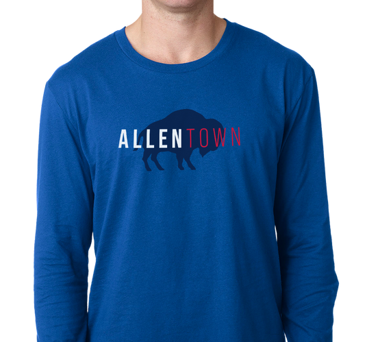 Unisex Longsleeve, Royal (100% cotton)