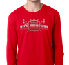 Unisex Longsleeve, Red ("Polish for a Day" version), 100% cotton