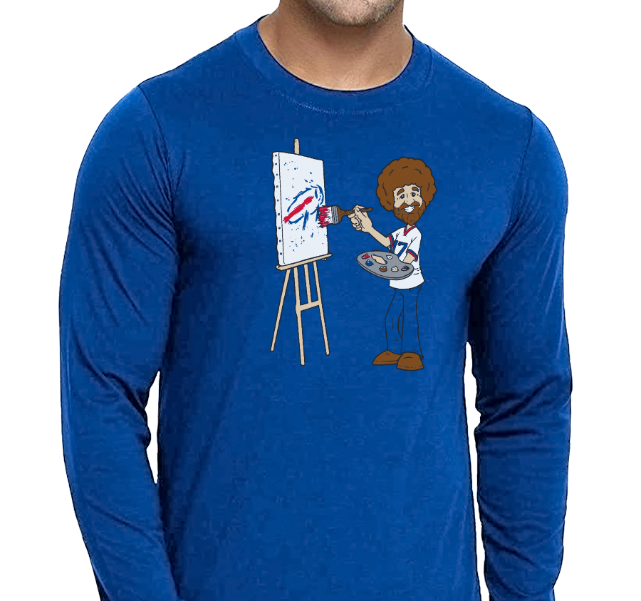 Unisex Longsleeve, Royal (100% cotton)