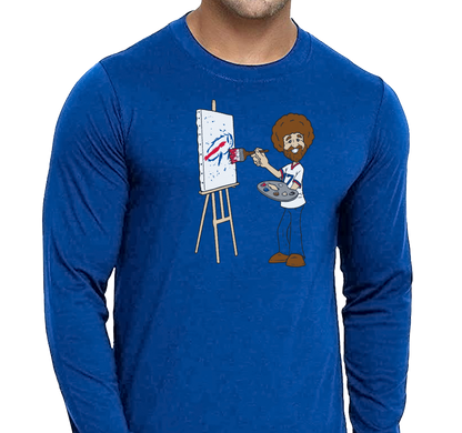 Unisex Longsleeve, Royal (100% cotton)