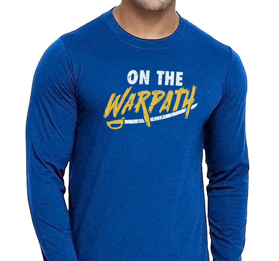 Unisex Longsleeve, Royal (100% cotton)