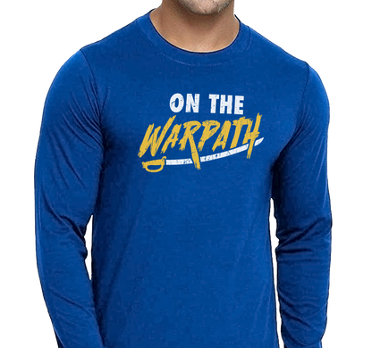 Unisex Longsleeve, Royal (100% cotton)
