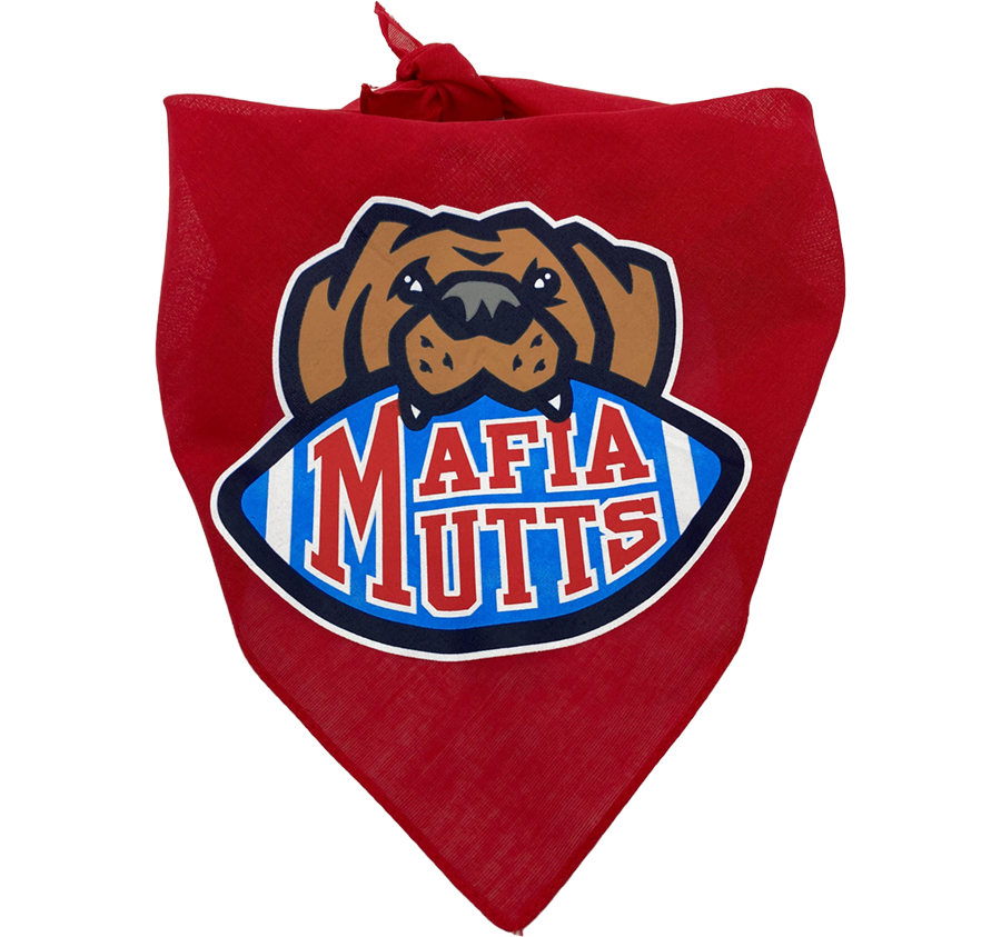 "Mafia Mutts" Cotton Dog Bandana