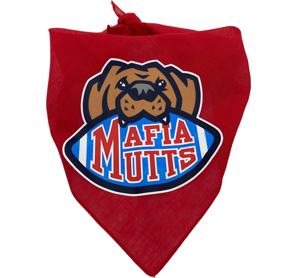 "Mafia Mutts" Cotton Dog Bandana