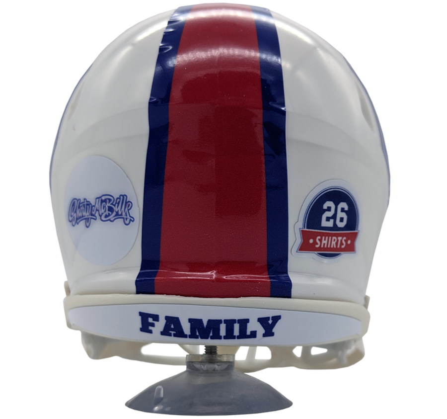 Mini-Size Helmet, Back View