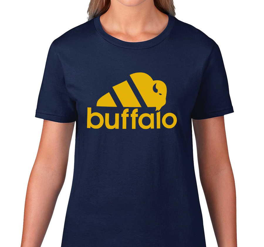 Ladies T-Shirt, Navy (100% cotton)