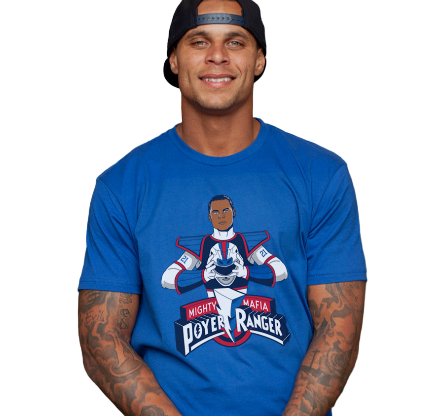 Unisex T-Shirt, Royal (modeled by Buffalo safety Jordan Poyer)