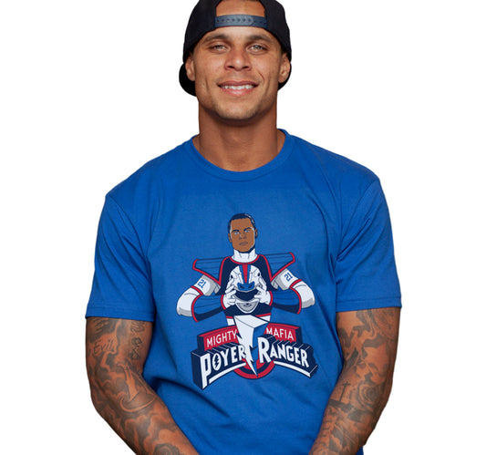 Unisex T-Shirt, Royal (modeled by Buffalo safety Jordan Poyer)