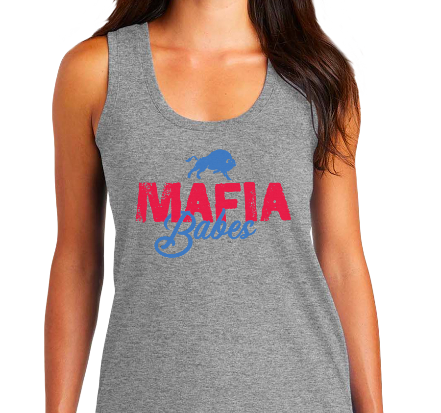 MAFIA Babes Logo Tees and Hoodies: Gray