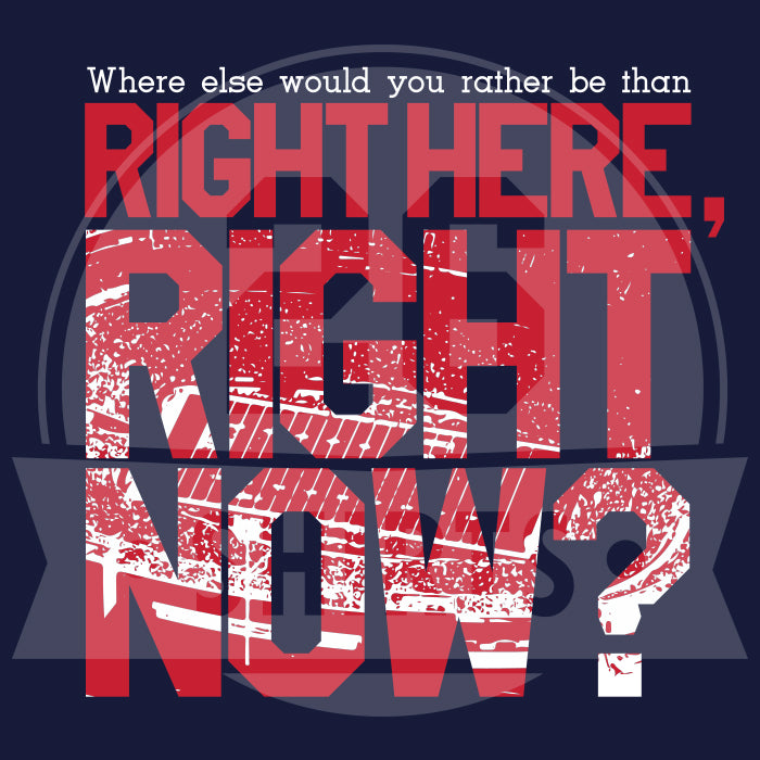 "Right Here, Right Now" Unisex T-Shirt (multiple color options)