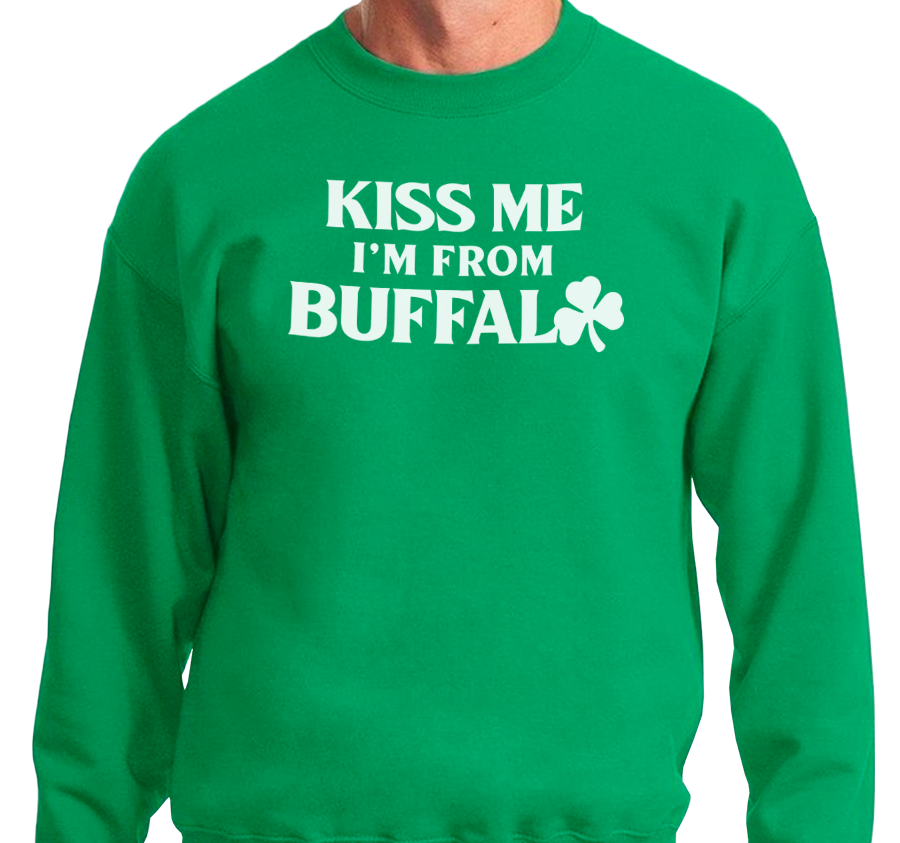 Crewneck Sweatshirt, Kelly Green (50% polyester, 50% cotton)