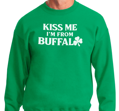 Crewneck Sweatshirt, Kelly Green (50% polyester, 50% cotton)