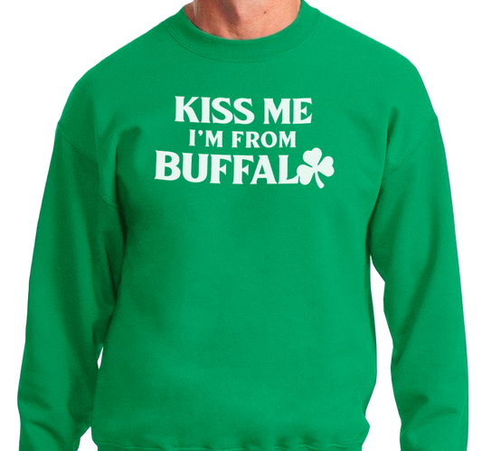 Crewneck Sweatshirt, Kelly Green (50% polyester, 50% cotton)