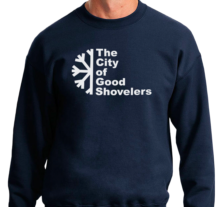 Crewneck Sweatshirt, Navy (50% cotton, 50% polyester)